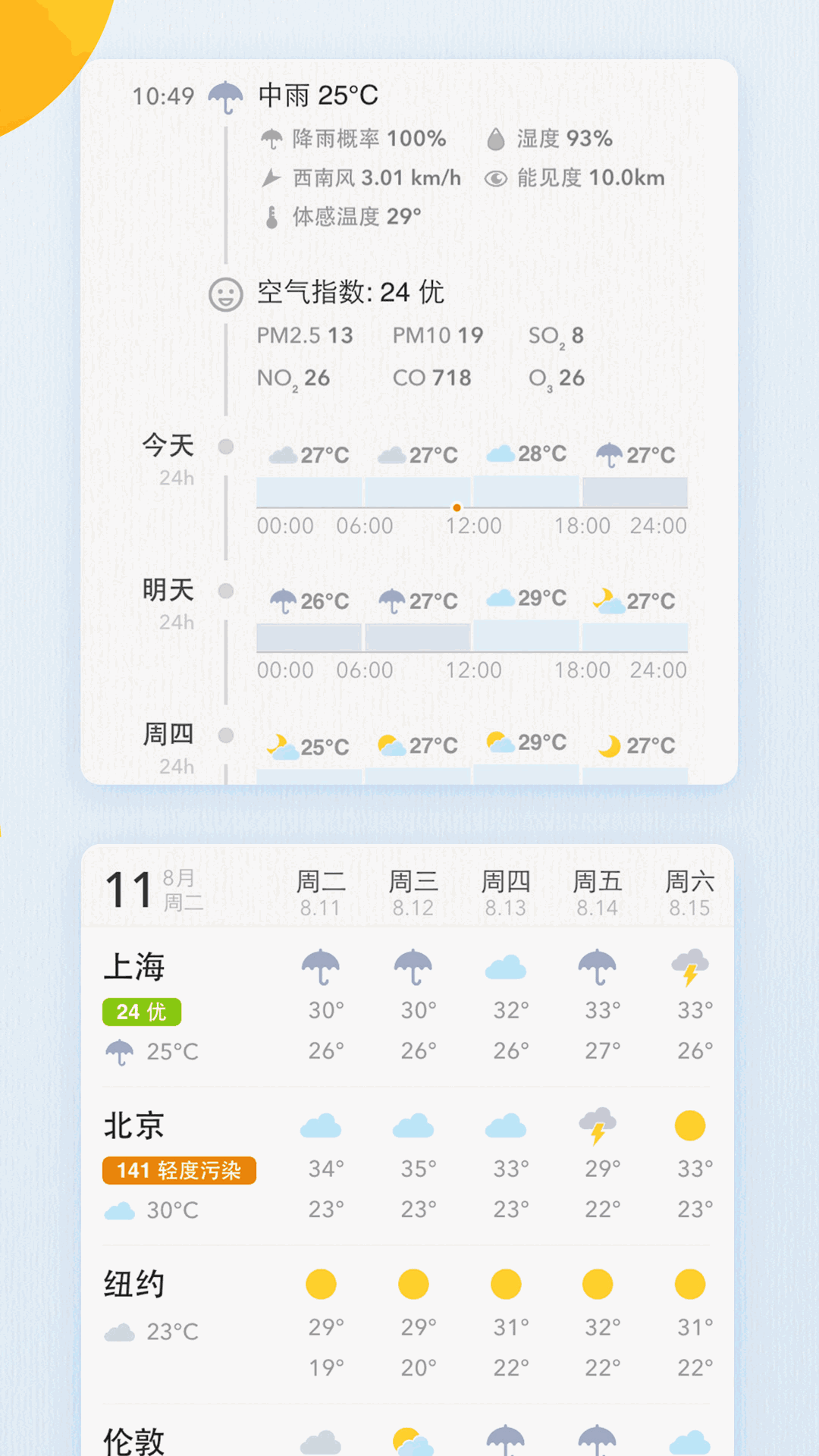 我的天气
